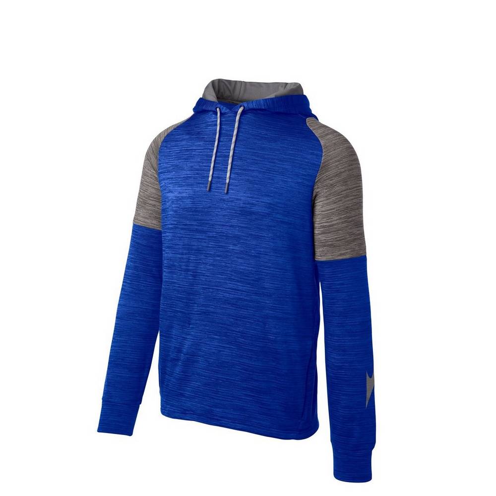 Sudaderas con capucha Mizuno Velocity Hombre Azul Real España APYF-23074